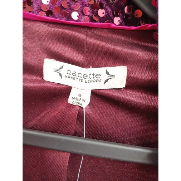 Nanette Lepore Sequin Blazer Size Small - Picture 3 of 4
